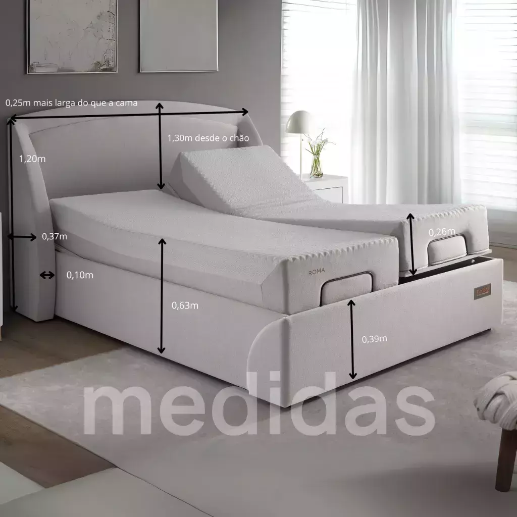Cama Articulada Eko'7 FlexiBed Roma - foto 6